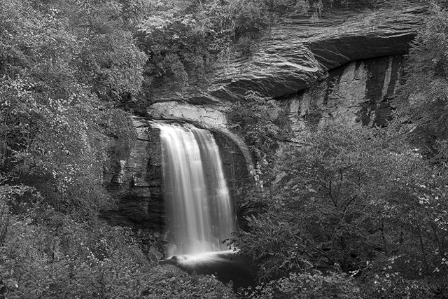 "Looking Glass Falls"