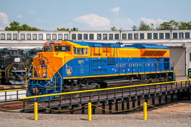 "NS Jersey Central Lines heritage locomotive 1071"